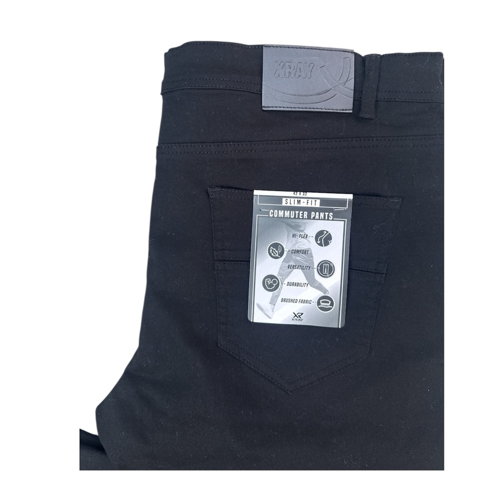 XRAY Slim-Fit Men’s Black Jeans 42x32 - Picture 2 of 2